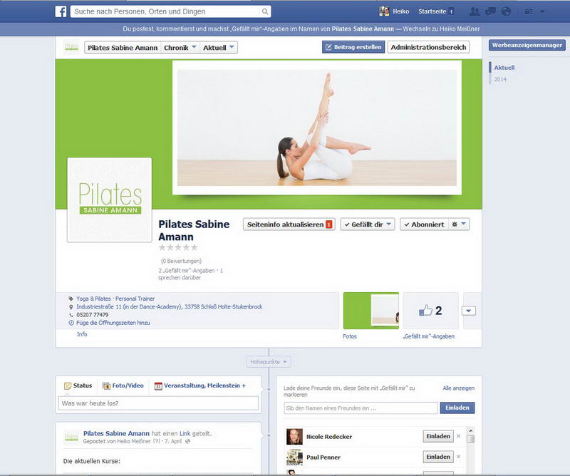 FB: Sabine Amann Pilates