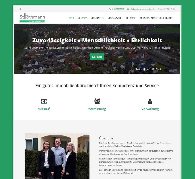 Strothmann-Immobilien-Service Website